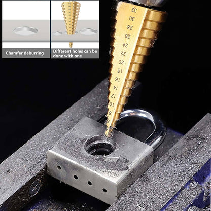 6-Piece HSS Step Drill Bit Set - South East Clearance Centre