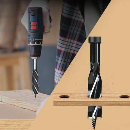 9-Piece Wood Drill Bit Set – High-Carbon Steel Auger Bits with Fast-Cut Four-Blade Design - South East Clearance Centre