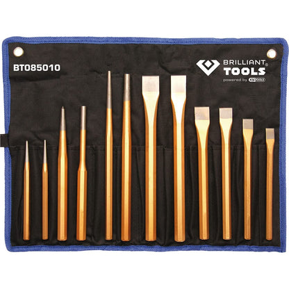 Chisel and Punch Set 12 Pieces - South East Clearance Centre