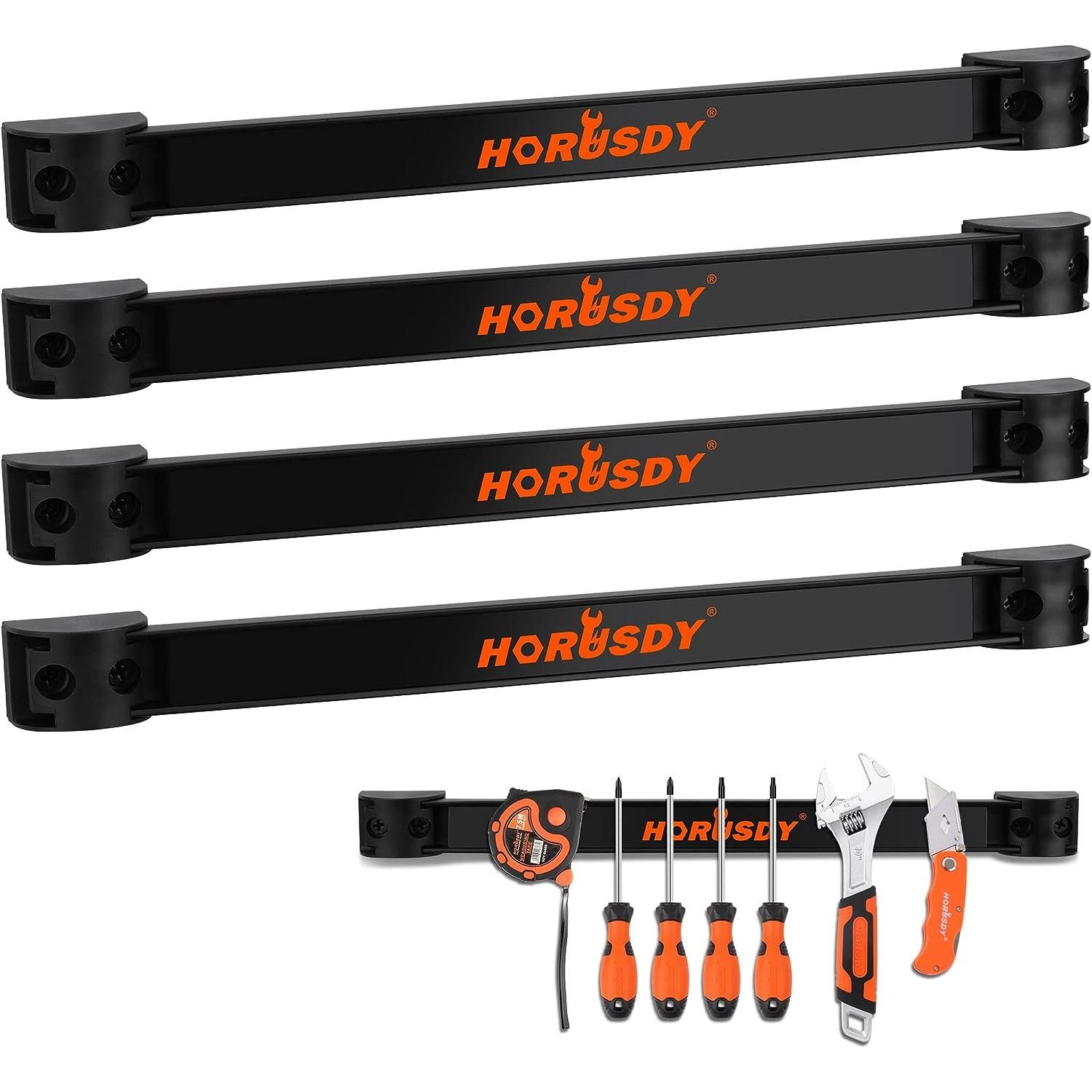4 Pack Magnetic Tool Holder Strip - South East Clearance Centre