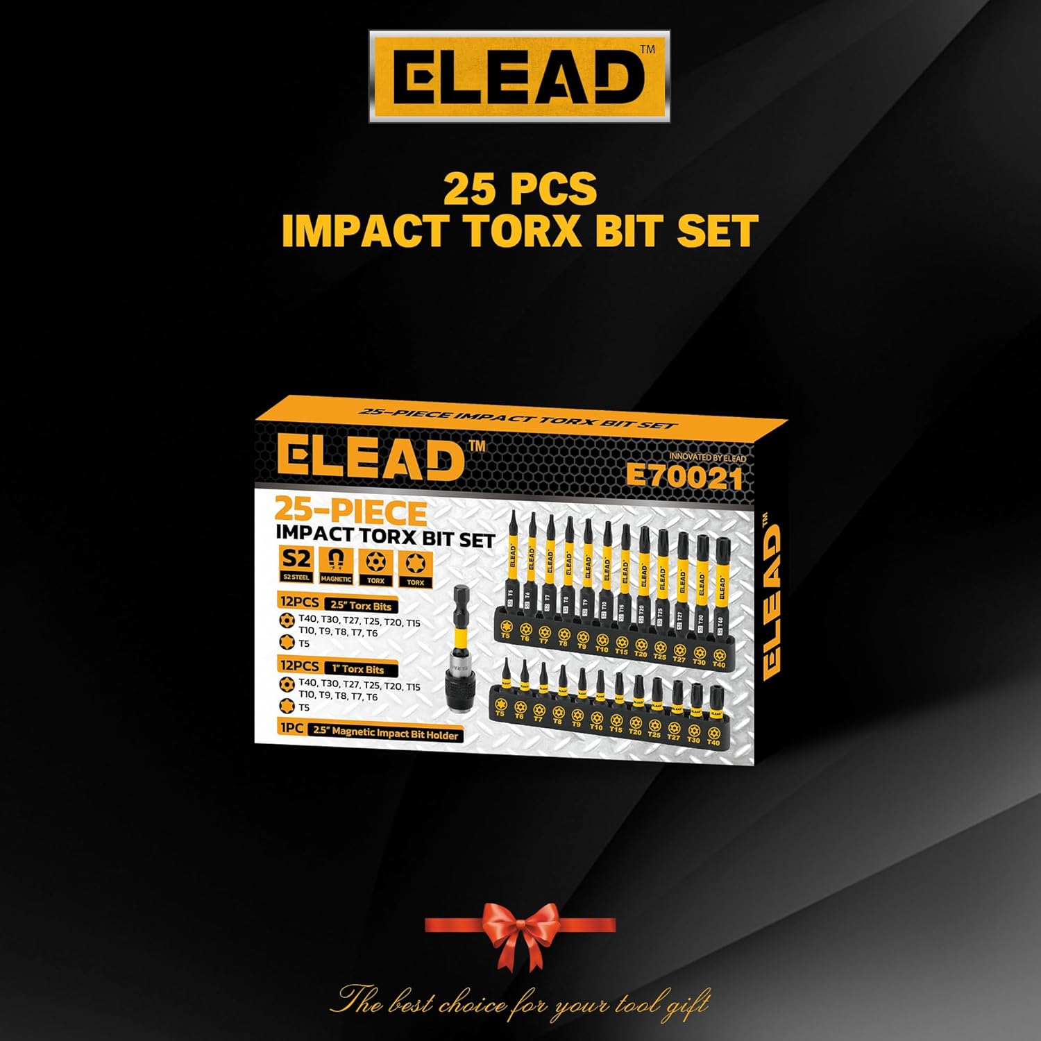 25 piece Impact Torx screwdriver bit sets - South East Clearance Centre