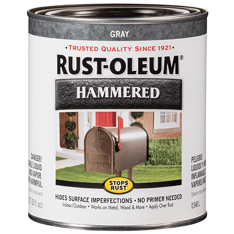 Rust-Oleum Stops Rust Hammered Paint (Hammer tone Grey)
