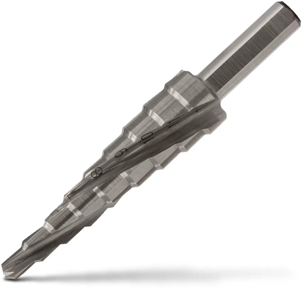 SUTTON 4-12mm 9-Step HSS Spiral Flute Step Drill Bit - South East Clearance Centre