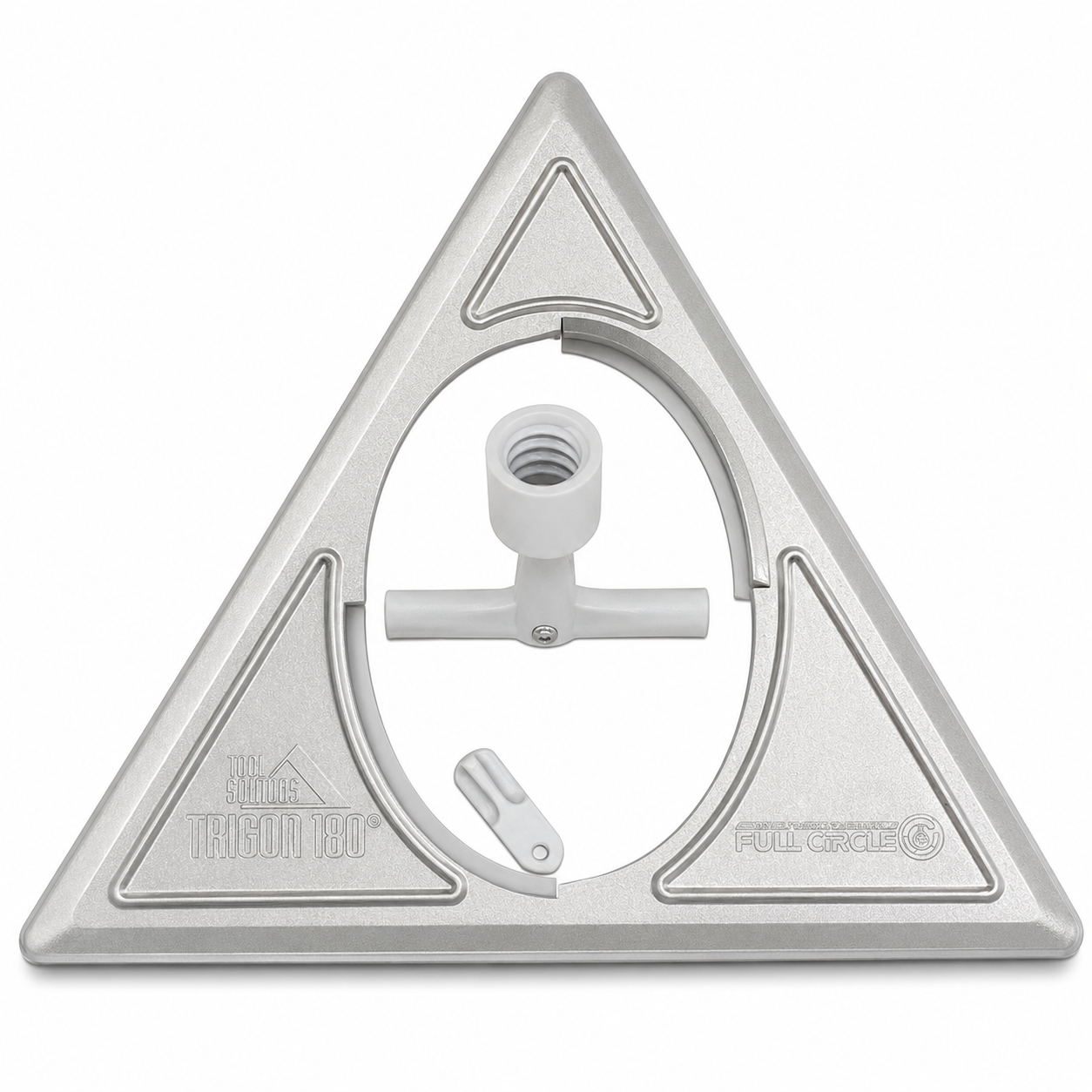 Tribon180 Triangle Sanding Tool Kit – Aluminium Holder, Foam Pad & Hook & Loop Sanding Pad