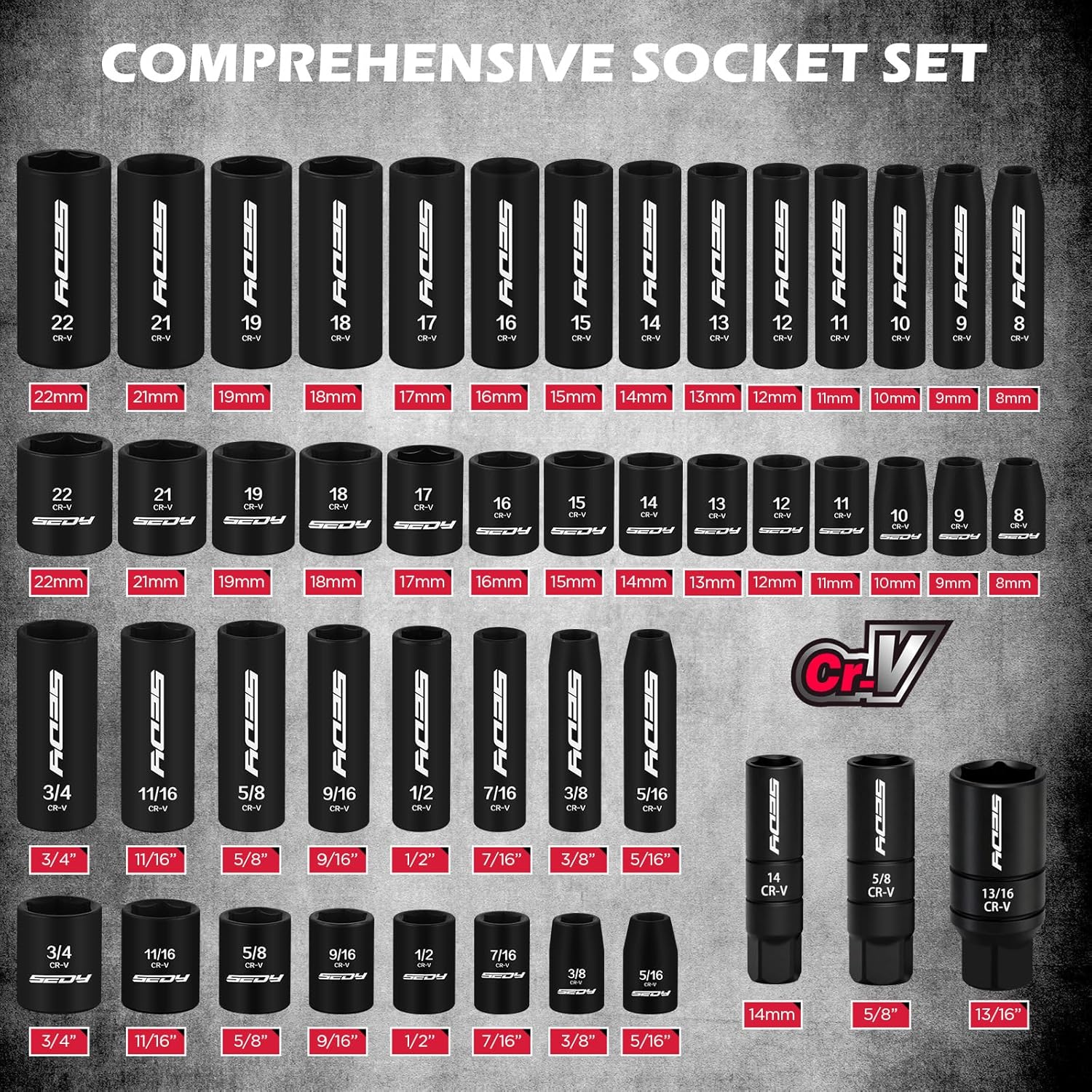 132-Piece Mechanics Tool Set, Ratchet Spanner & Socket Wrench Set, SAE/Metric 1/4" & 3/8" Socket Set, Extensions & Adapters, Quick-Release Ratchet, Professional Auto Tool Kit with Storage Case