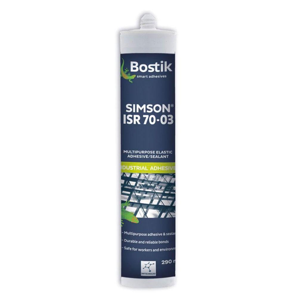 Bostik 30132171 290ml Simson ISR 70-03 Elastic Adhesive/ Sealant Cartridge - Black (Box of 12)