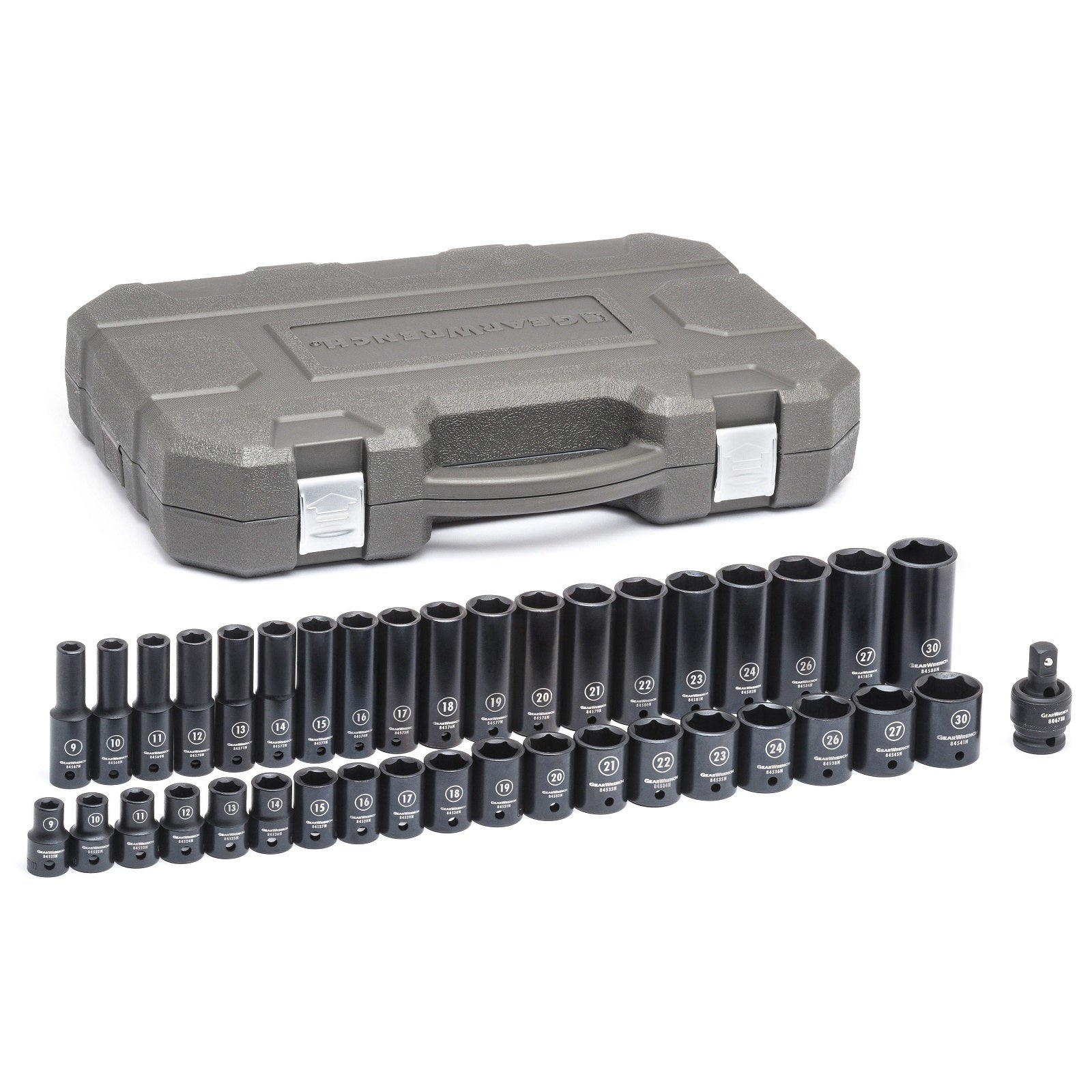 GEARWRENCH 84948N 39 Piece 1/2″ Drive 6 Point Standard & Deep Impact Metric Socket Set - South East Clearance Centre