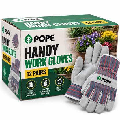 Pope 1010110 Handy Work Gloves - 12 Pairs