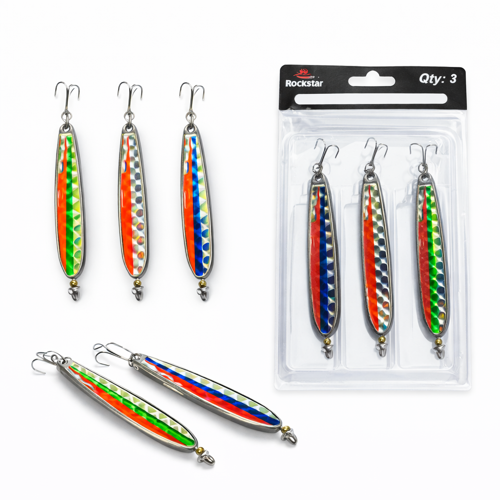 Kamikaze Aussie Rockstar 40gram Metal Lures - 3Pk - South East Clearance Centre