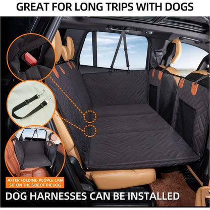 Waterproof Dog Seat Protector - Hard Base