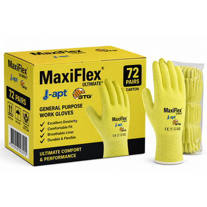 ATG MaxiFlex Cut 34-8743FY Gloves (72 pairs)