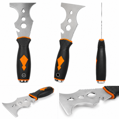 Multi-Function Stainless Steel Painter’s Scraper & Putty Knife Tool
