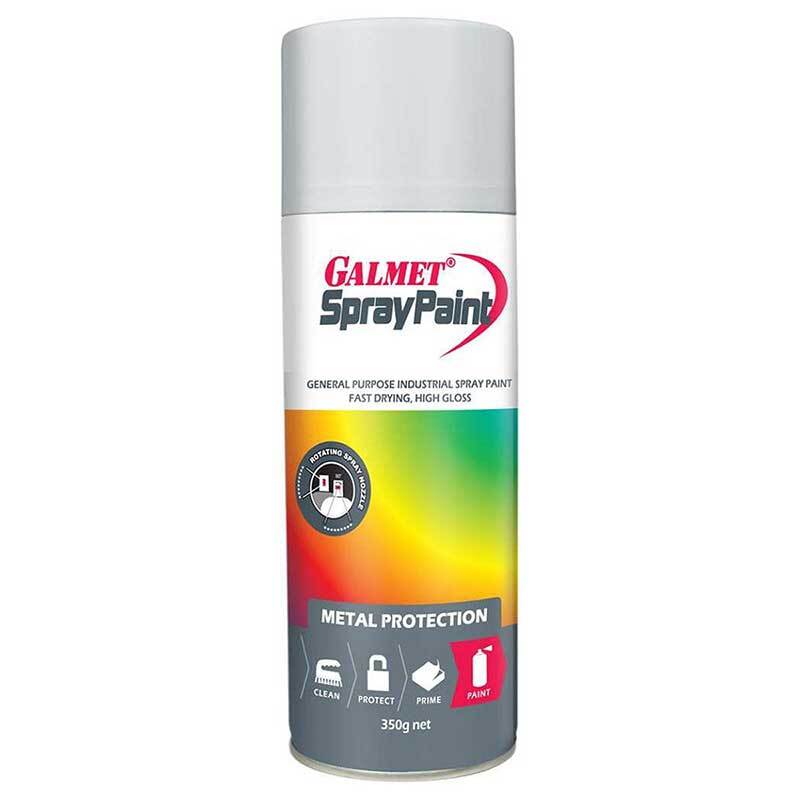Galmet® Spray Paint Enamel 350g, Silver - South East Clearance Centre