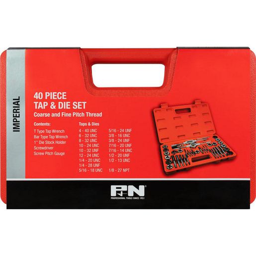 P&N 40 Piece Imperial Tap & Die Set - 166044651