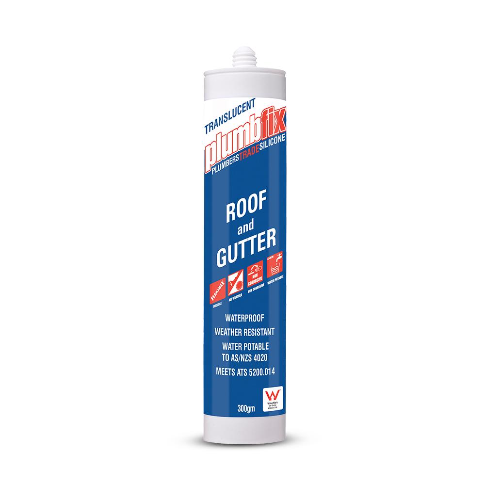Bostik 30840192 300g Plumbfix Roof and Gutter Sealant Cartridge - Transluscent (Box of 20)