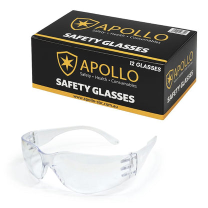 Apollo 6010C Cyborg Safety Glasses – Clear Lens (Box of 12) - South East Clearance Centre