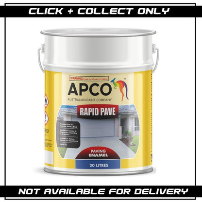 RapidPave Paving Enamel, Concrete Paint - 10 Litres (PICKUP ONLY) - South East Clearance Centre