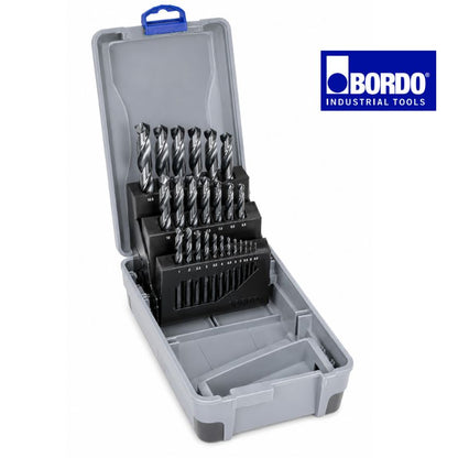 Bordo 2003-M3 - Drill Bit Set - 25 Piece Metric Black HSS