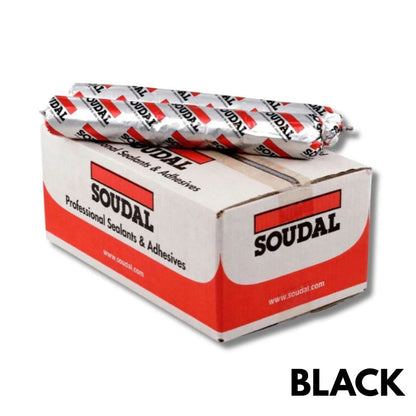 Soudal Soudaflex 45FC Polyurethane Adhesive Sealant – BLACK (Box of 12) - South East Clearance Centre