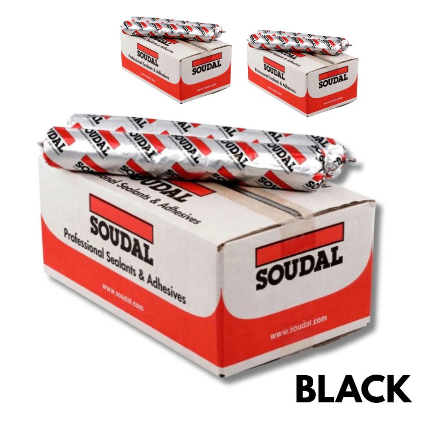 Soudal Soudaflex 45FC Polyurethane Adhesive Sealant – BLACK (Box of 12) - South East Clearance Centre