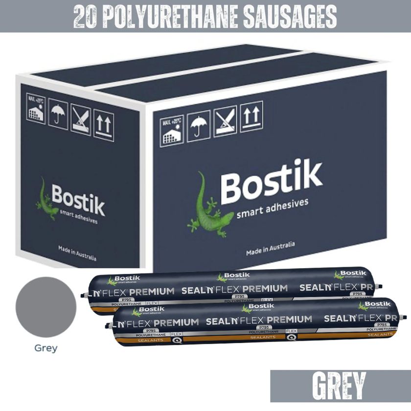 Bostik P795 Seal N' Flex® Premium Polyurethane Sealant - GREY (Box of 20)
