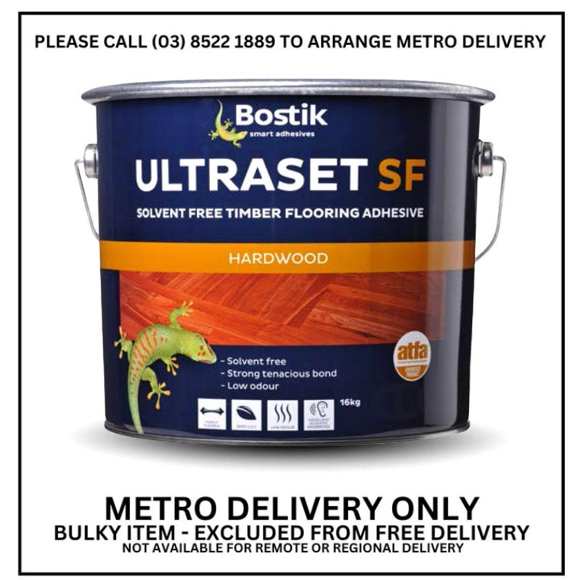 Bostik 30604590 16kg Ultraset SF Timber Flooring Adhesive Pail - Brown