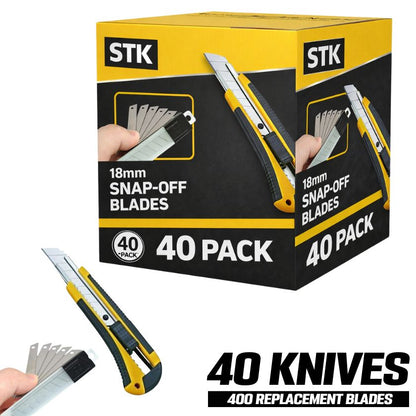 Box Cutter Knife with 5 replacement blades