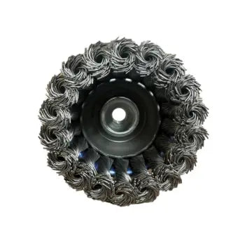 Osborn Stainless Steel Single Angle Grinder Twist Knot Cup Brush M10 - 115mm