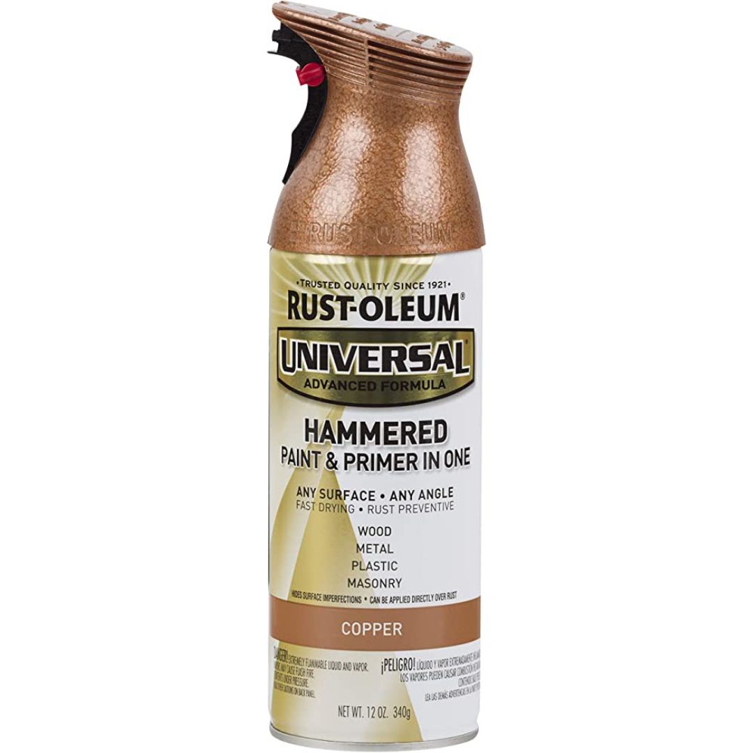 Rust-Oleum UNIVERSAL® Hammered Spray Paint | 250383 Hammered Copper - South East Clearance Centre