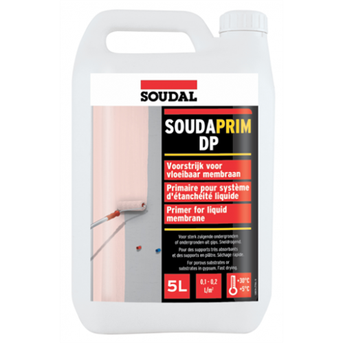 Soudal SOUDAPRIM 126574 DP - PINK PRIMER LIQUID MEMBRANE 5lt