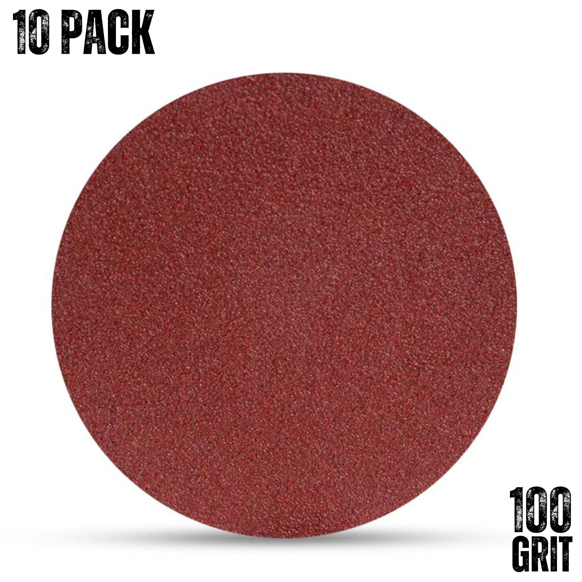 300mm 12" Round Orbital Sanding Disc Hook Look Paper | 10 PACK - South East Clearance Centre