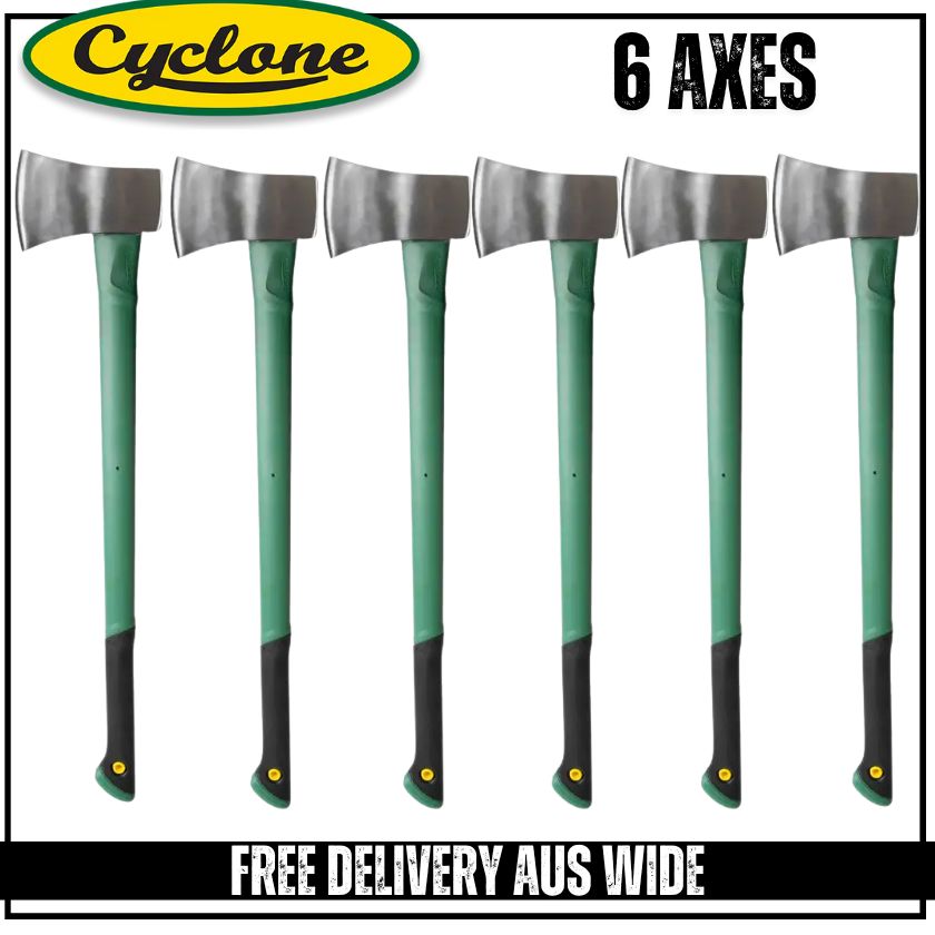 (6 Pack) Cyclone Fibreglass Axe 2Kg - South East Clearance Centre