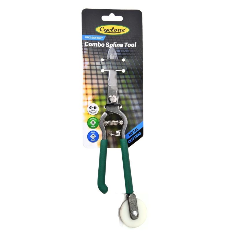 Cyclone Pro Spline Roller Metal Cutter Combo Tool For 4-6mm Spline Screen