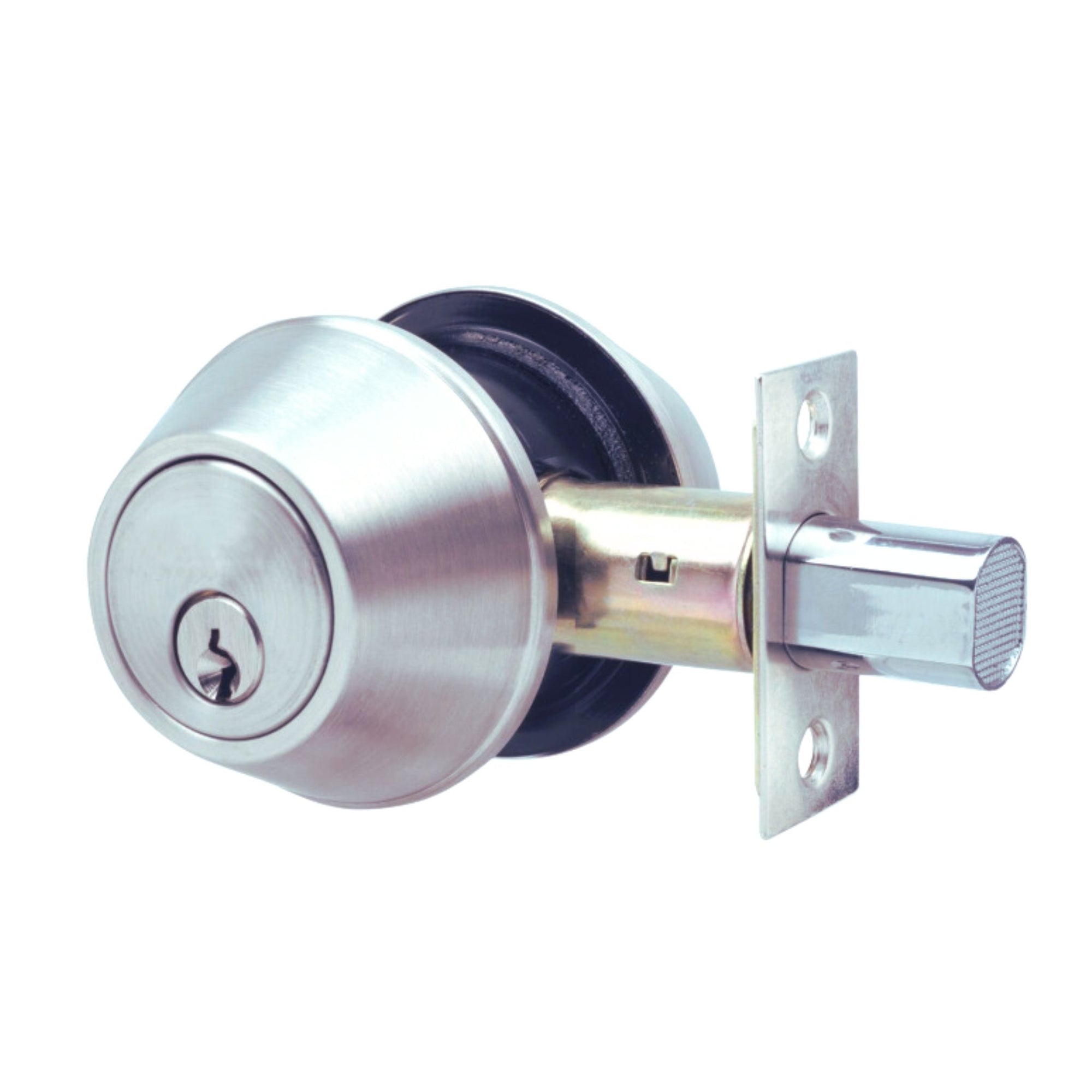 VD550PS Delf Architechtural Polished Stainless Steel Round Deadbolt - South East Clearance Centre