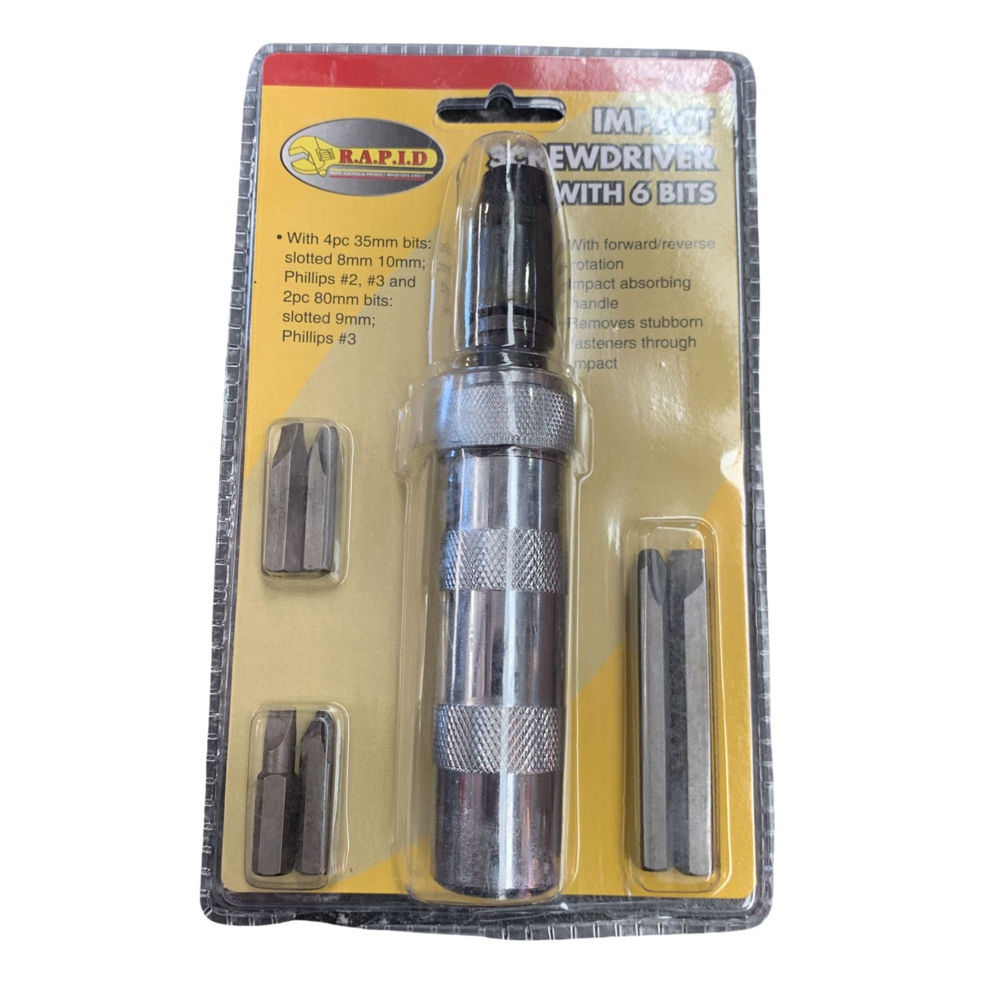 Impact Screwdriver with 6 Bits - South East Clearance Centre