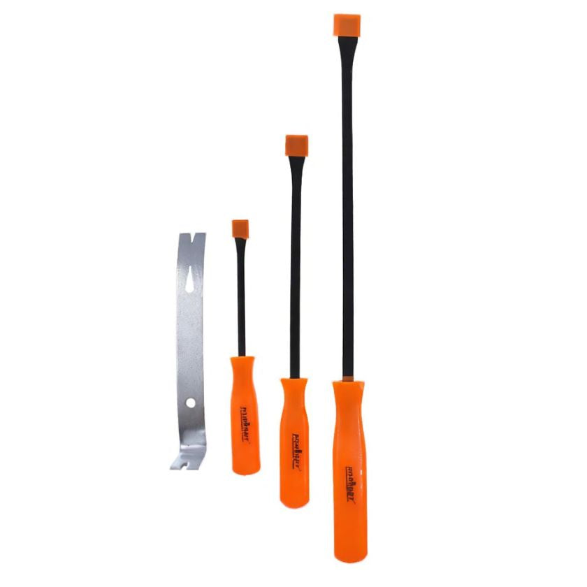 4 Pieces Pry Bar Set | Mechanic Crowbar Car Tool - South East Clearance Centre