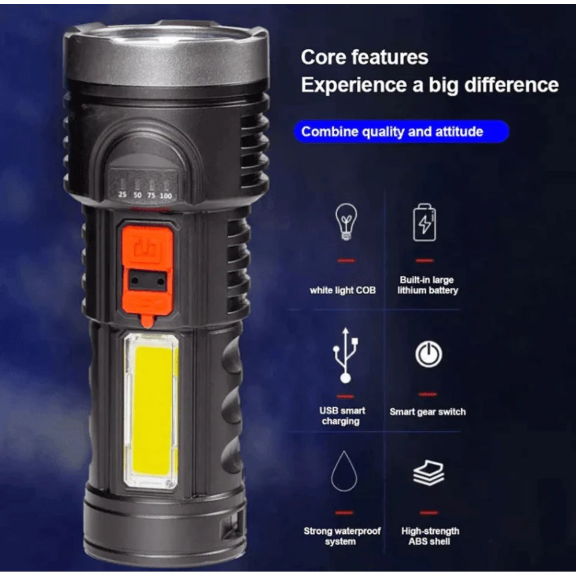 USB rechargeable torch - South East Clearance Centre