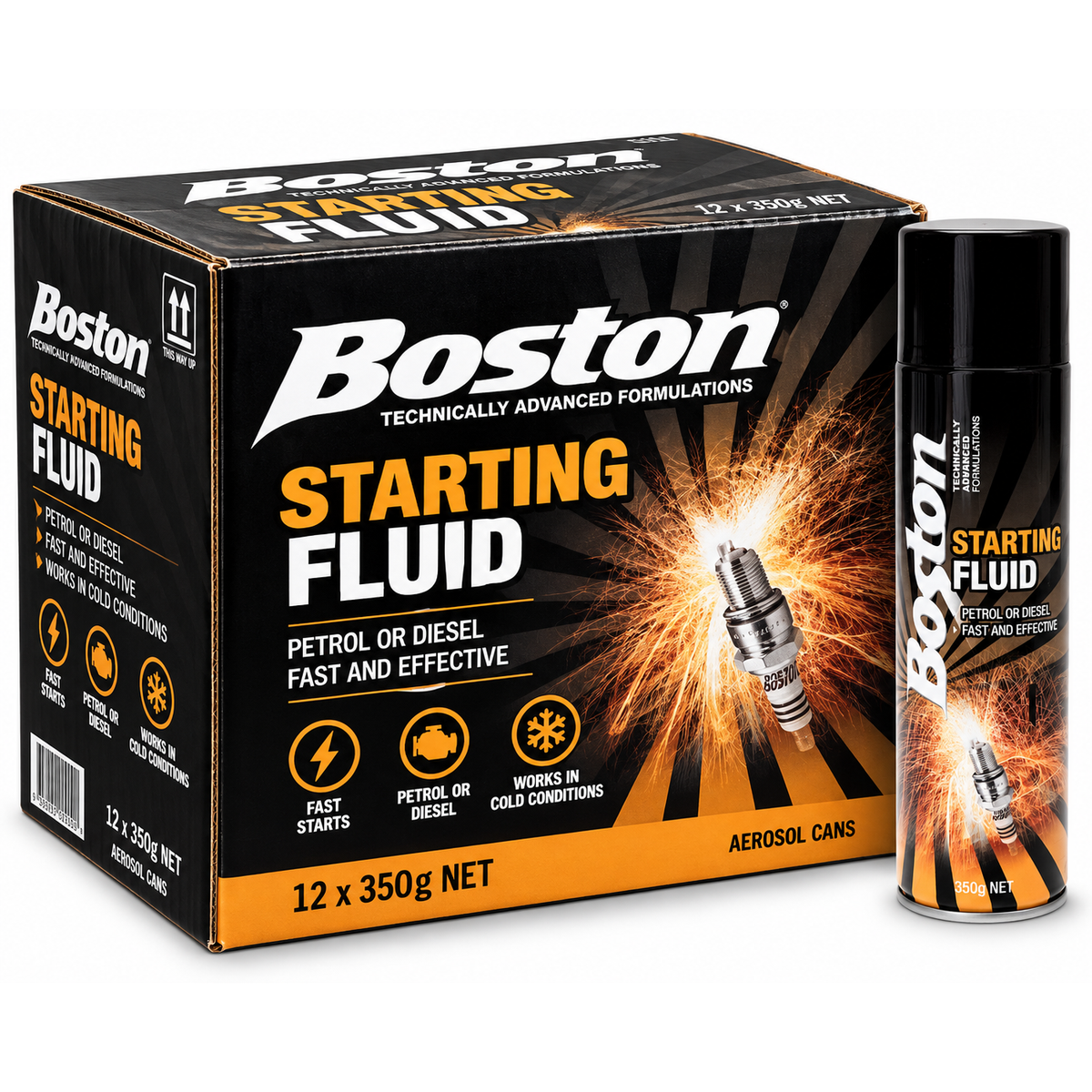 Boston 78670 Engine Starting Fluid 350g