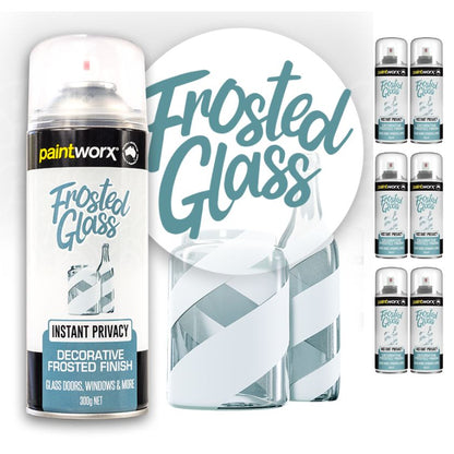 Paintworx 23743511 Frosted Glass 300g | 6 Cans - South East Clearance Centre