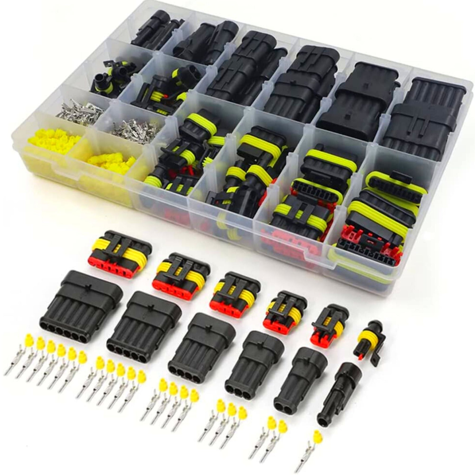 708 Piece Waterproof Electrical Wire Automotive Plug Connector Kit - South East Clearance Centre