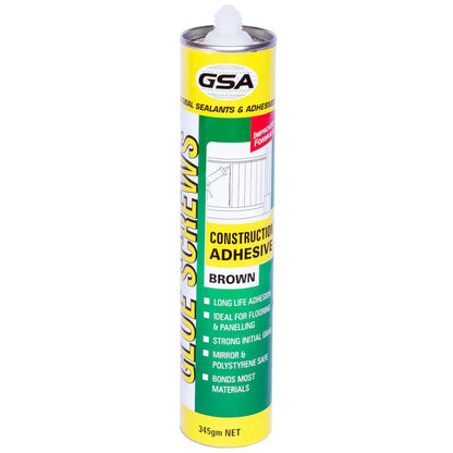 GSA Glue Screws Construction Adhesive 345gm - BOX OF 20 - South East Clearance Centre