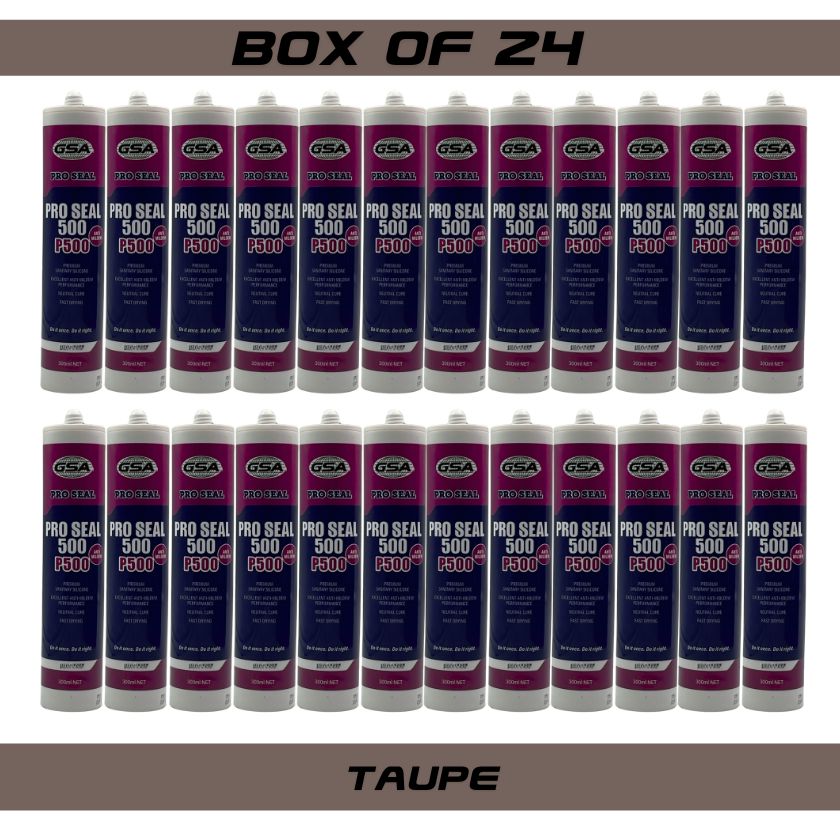 GSA PROSEAL 500 Neutral Cure Silicone  | Taupe (Box of 24)