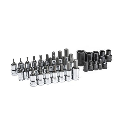 GearWrench 36 Piece 1/4”, 3/8” & 1/2” Drive Standard Hex, E-Torx® & Torx® Bit Metric & Imperial Socket Set - 80726 - South East Clearance Centre