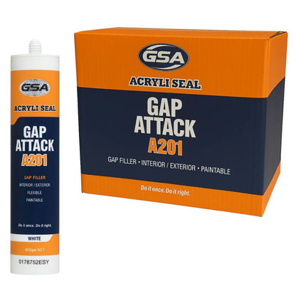 GSA Gap Attack 420g Acrylic Gap Filler - White