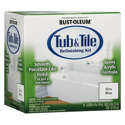 Rust-Oleum 385812 Tub & Tile Refreshing Solutions - Gloss White - South East Clearance Centre