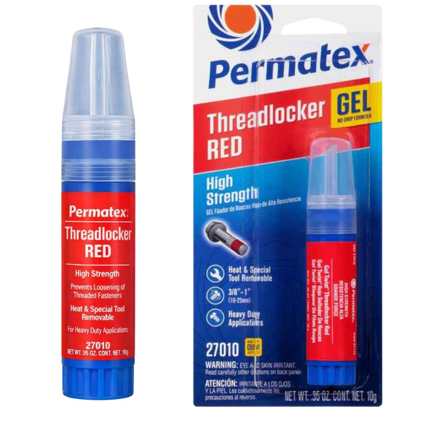 PERMATEX® HIGH STRENGTH THREADLOCKER RED GEL, 10 G - South East Clearance Centre