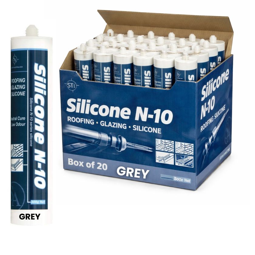 SCS2700 Silglaze N10 Neutral Cure Silicone 300g Cartridge - (GREY) - BOX OF 20