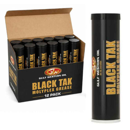 Gulf Western Oil 40452 Black Tak Molyplex Grease 450g Cartridge (Box of 12)