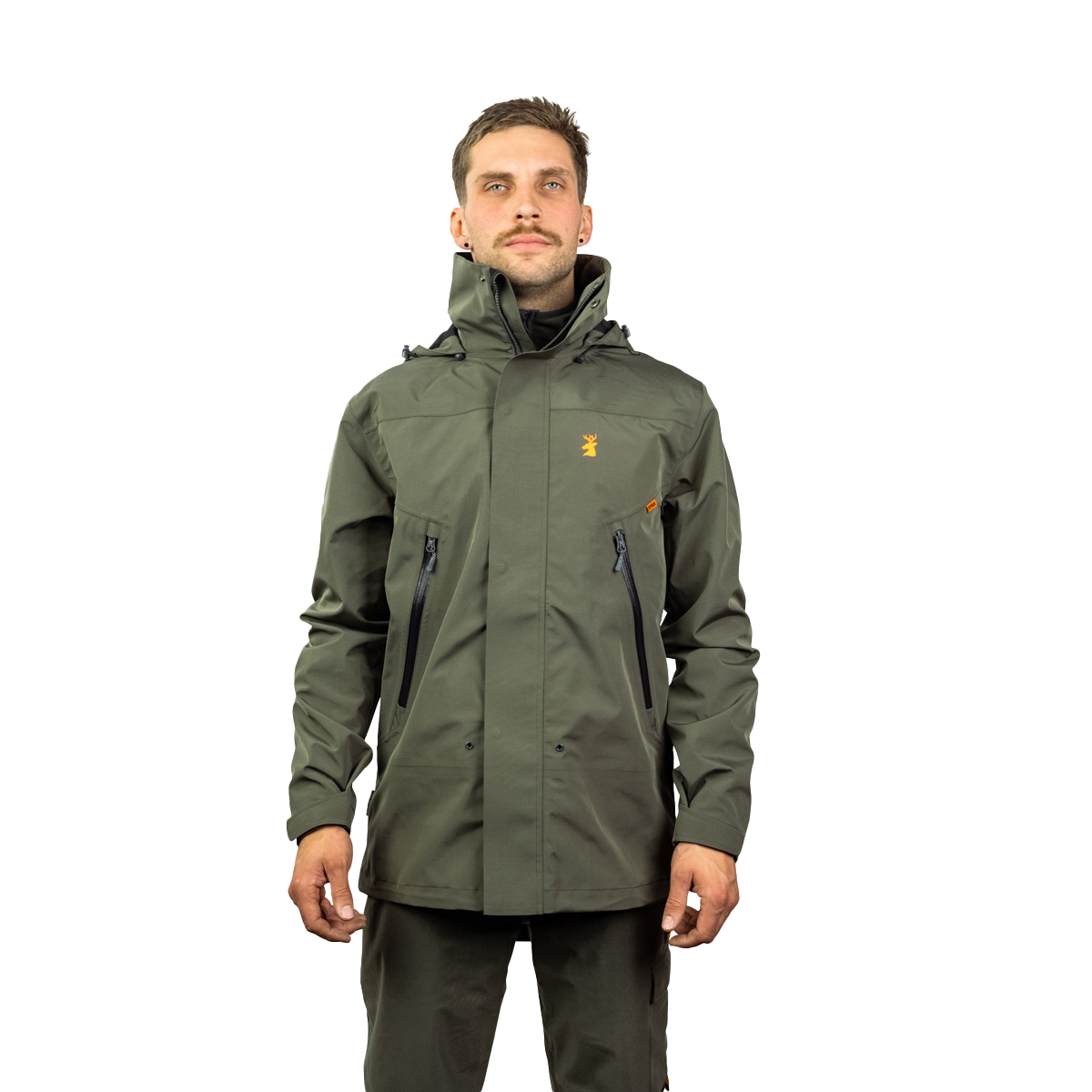Spika Frontier Jacket Mens Performance Olive Waterproof Hunting Jacket