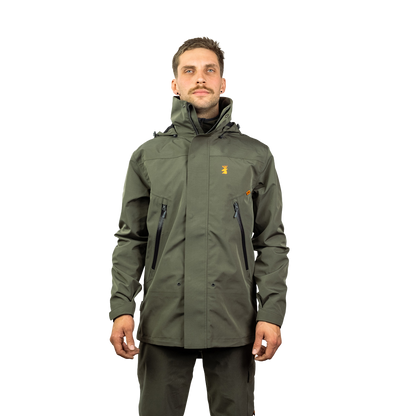 Spika Frontier Jacket Mens Performance Olive Waterproof Hunting Jacket